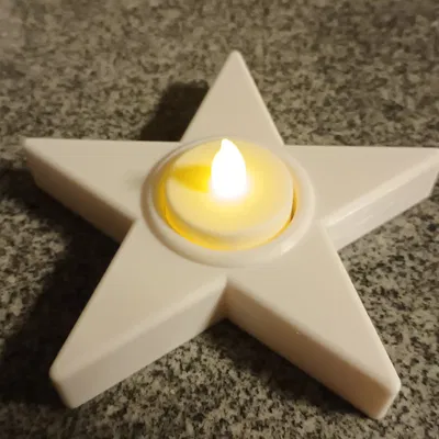 Chân Nến Hình Ngôi Sao - Star Tealightholder