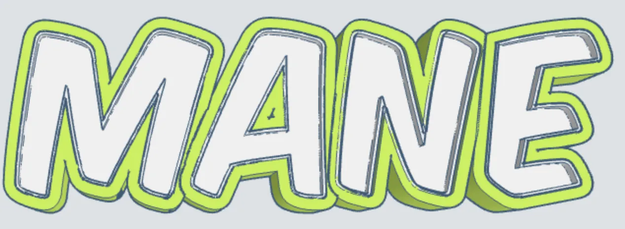 MANE LED- Namenslampe (Name lamp) - Image 1