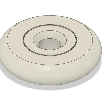 Bánh xe bi cửa phòng tắm 23mm