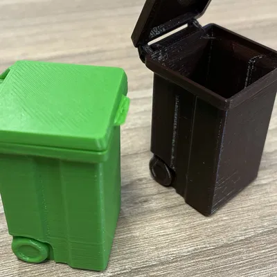 Thùng rác cho Xe quét rác