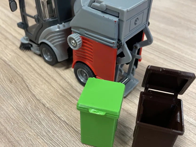 Thùng rác cho Xe quét rác - Image 2