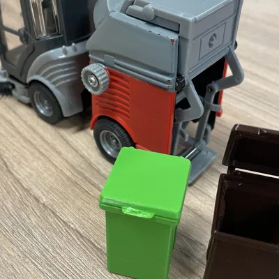 Thùng rác cho Xe quét rác