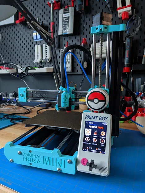 Khung In Cho Màn Hình LCD Prusa Mini 3.2" Phong Cách Game Boy - Image 2