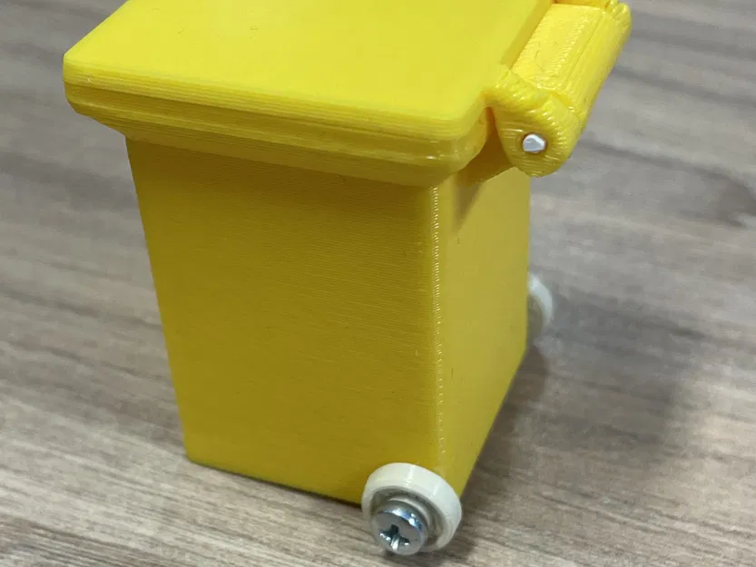 Thùng Rác Cho Xe Quét Dọn - popelnice pro čistící auto - Image 3