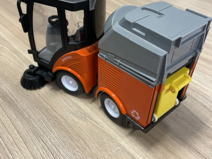 Thùng Rác Cho Xe Quét Dọn - popelnice pro čistící auto - Image 4