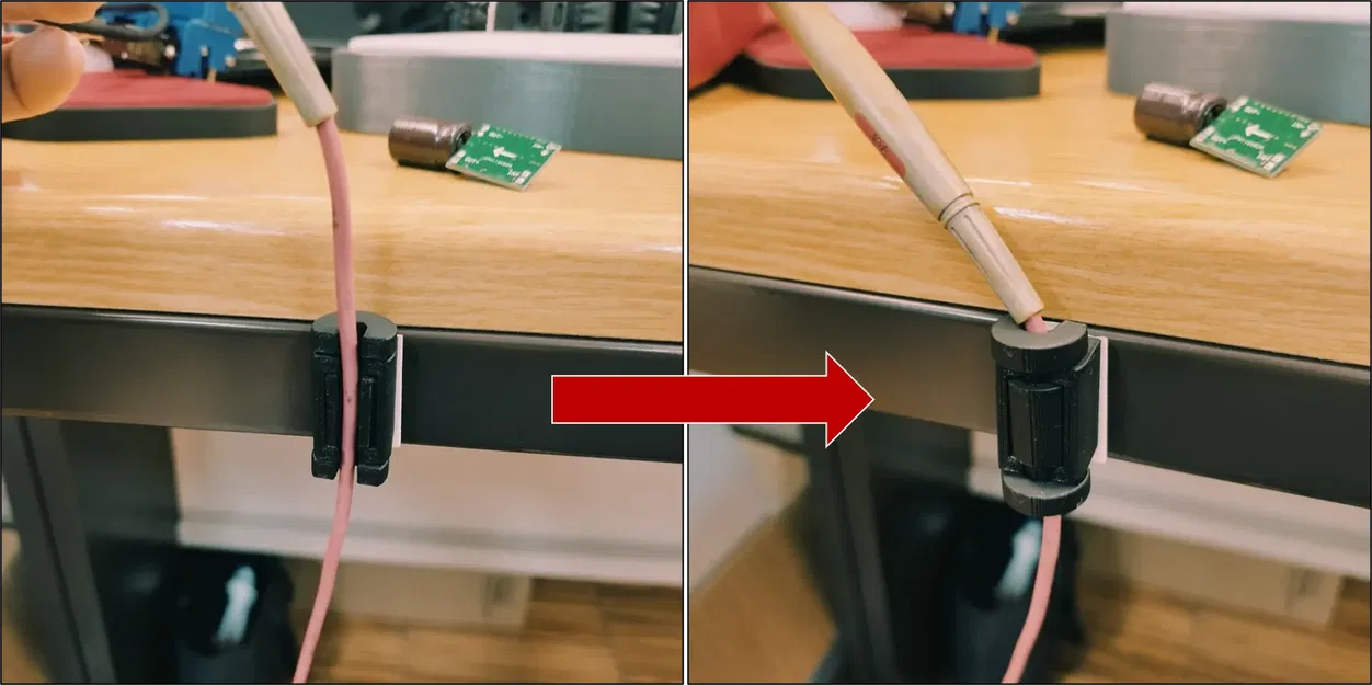 Giá đỡ dây cáp có cơ chế tự khóa - Image 2