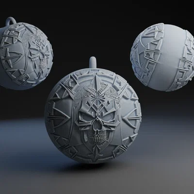 Mô Hình Đầu Lâu Ông Già Noel Phong Cách Dân Gian Ukraine