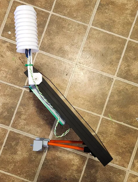 10W 12V solar panel holder + Stevenson Screen MESHTASTIC repeater - Image 6