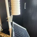 10W 12V solar panel holder + Stevenson Screen MESHTASTIC repeater - Thumbnail 8