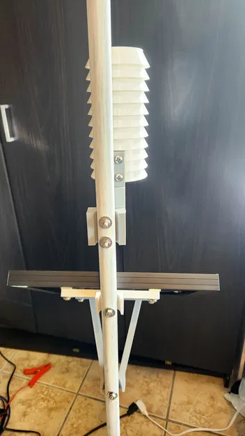 10W 12V solar panel holder + Stevenson Screen MESHTASTIC repeater - Image 10