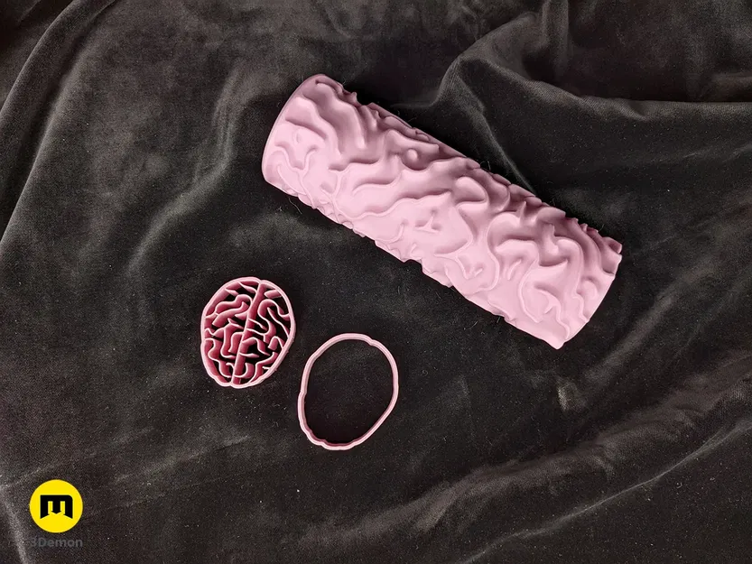 Khuôn Cắt Bánh & Con Lăn In Hình Bộ Não - Image 7