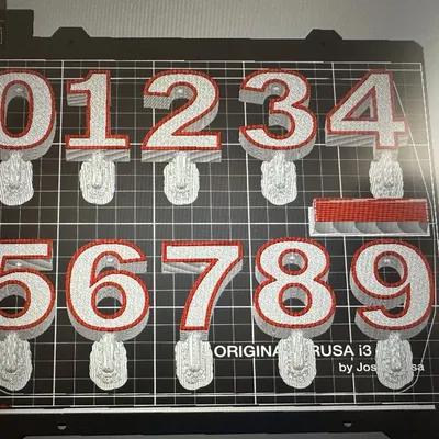 Chữ Số Trang Trí Bánh Sinh Nhật (0-9)