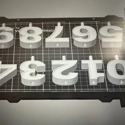 Chữ Số Trang Trí Bánh Sinh Nhật (0-9)