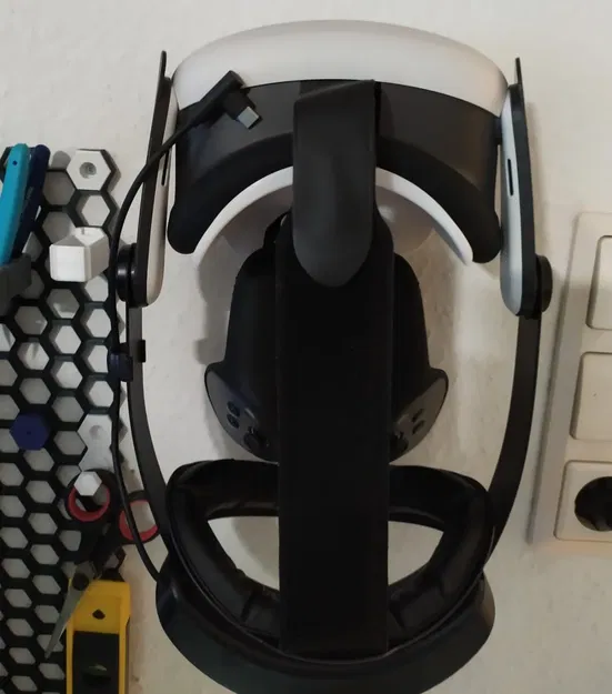 Giá treo Meta Quest 3 kèm chỗ để tay cầm (remix) - Image 2