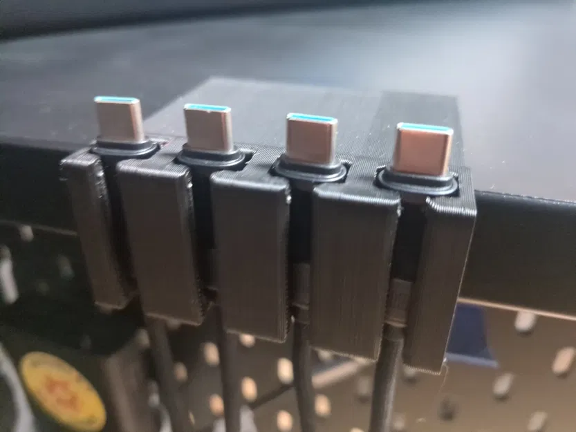 Desk edge cable holder - Image 1