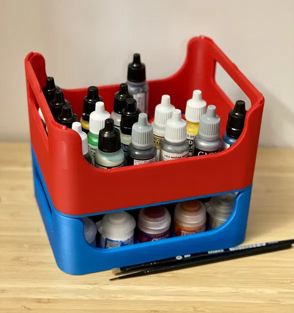 Stack 'n Paint: Đế Đựng Sơn Vallejo Xếp Chồng - Image 1