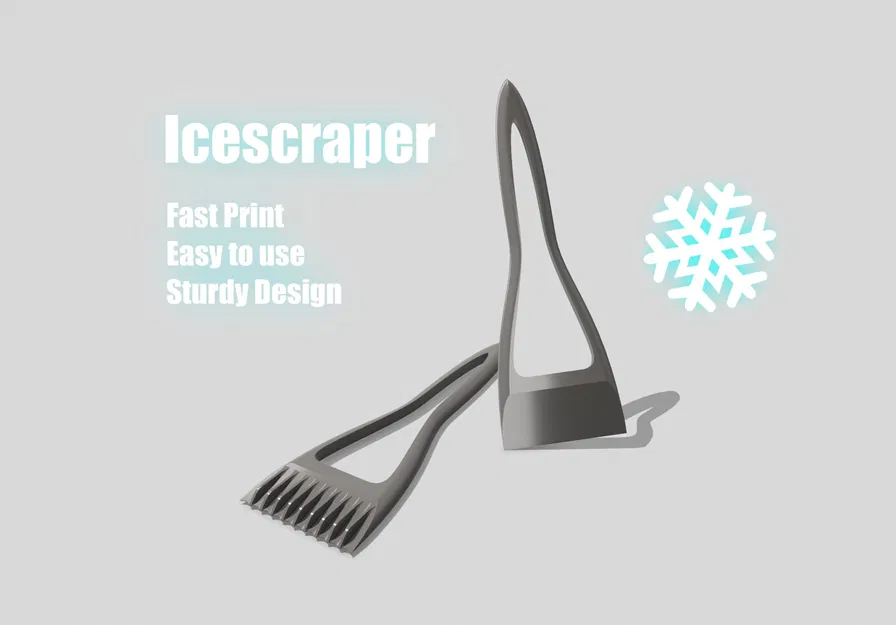 Dụng Cụ Cạo Băng Có Tay Cầm Kiểu Bàn Chải (2 Phiên Bản) - Image 1