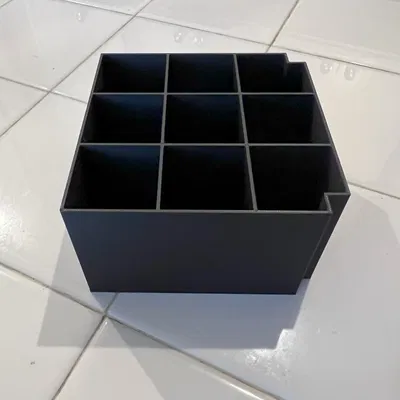 Hộp vuông 5 inch có nắp và khay đựng