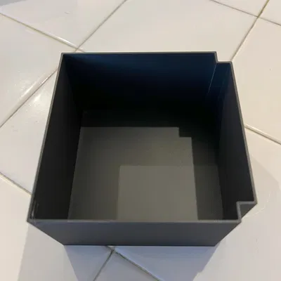 Hộp vuông 5 inch có nắp và khay đựng