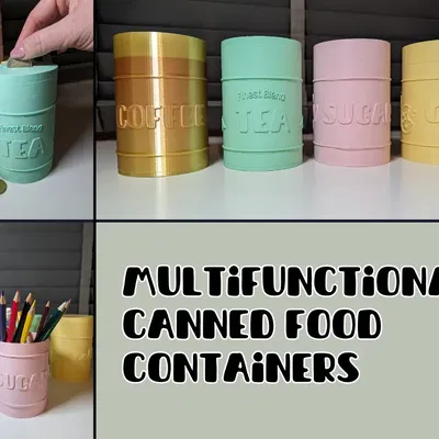 Hộp Đựng Đa Năng Hình Lon