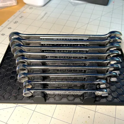 Kệ Đựng Cờ Lê Metric Gridfinity