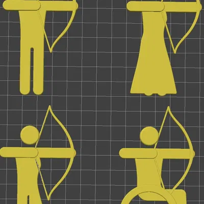 Biển Báo Nhà Vệ Sinh Môn Bắn Cung