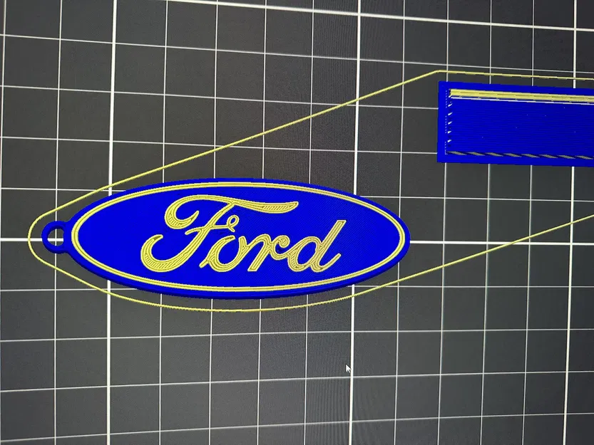 Móc khóa Logo Ford - Image 1