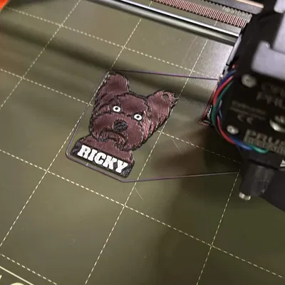 Móc khóa Chó Yorkie - In Đa Vật Liệu