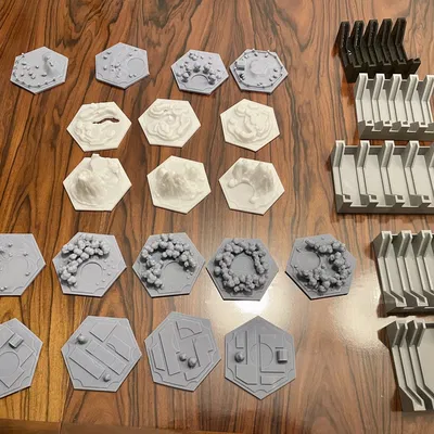 Ô Gạch Catan 3D - Phiên bản rỗng ruột