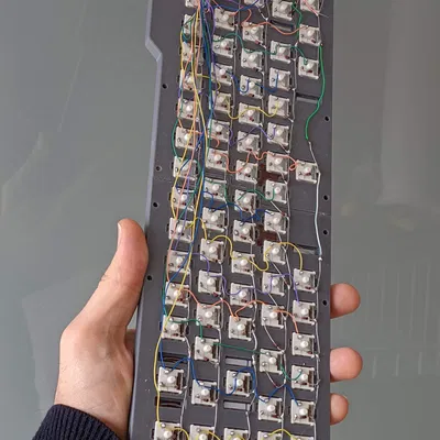 SiCK-68 với vi điều khiển Waveshare RP2040-Zero