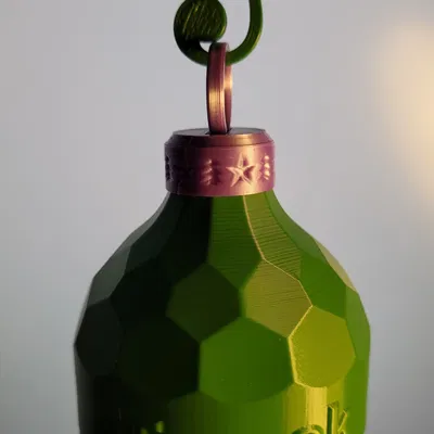 Customizable ornament with Your logo/name (vase mode)