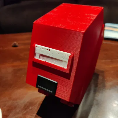 Hộp đựng sợi nhựa treo tường - có khe cắm mẫu