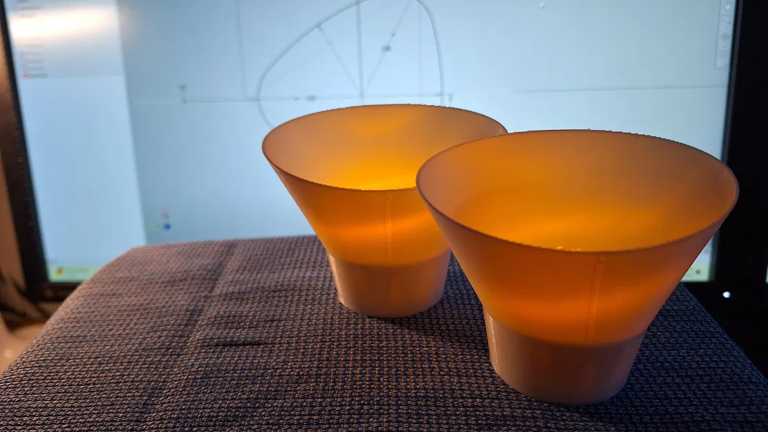 Giá Đỡ Nến Trà, Ly, Hình Elip - Image 1