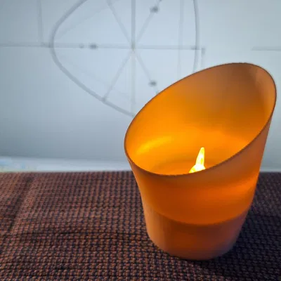 Giá Đỡ Nến Trà, Ly, Hình Elip