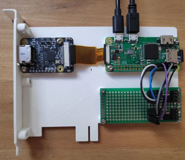 Giá đỡ bracket PCIe PiKVM R4C3R cho RPi Zero W - Image 5