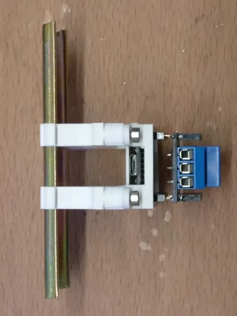 Wemos D1 mini ( DIN rail ) mount - Image 16