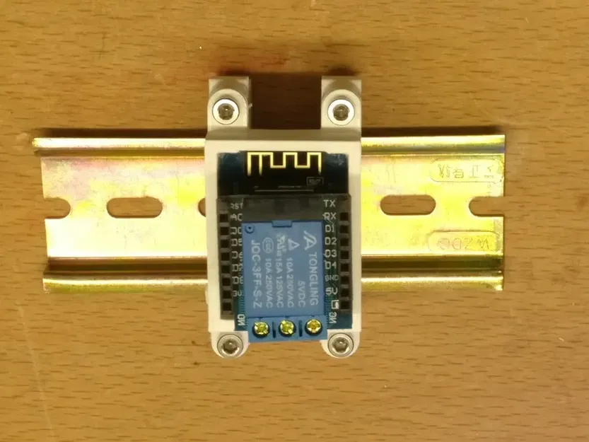 Wemos D1 mini ( DIN rail ) mount - Image 17