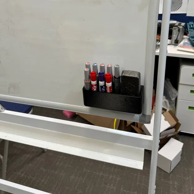 Magnetic Whiteboard Organizer for Markers and Erasers - Image 2