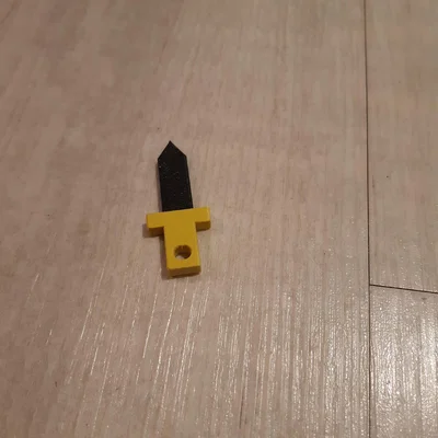 Roblox Blox Fruits - Dao Găm Bóng Tối - Móc Khóa