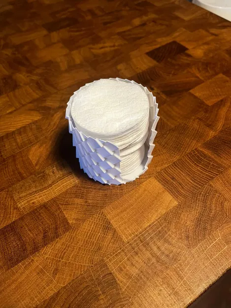 Hộp Đựng Bông Tẩy Trang Vảy Rồng - Image 1