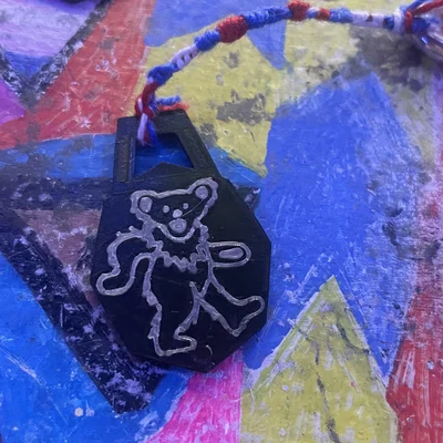 Móc Khóa Gấu Nhảy Grateful Dead