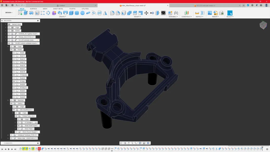 V0 / V0.1 Mini After Sherpa Bộ Giảm Căng Umbilical (Cáp Rút) - Image 1
