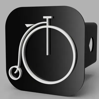 Nắp Che Khớp Nối Xe Kéo Hình Xe Đạp Cao