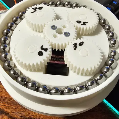 Ribit Arm Base - Đế Robot Xoay Tròn Liên Tục 360 Độ