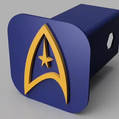 Nắp Che Móc Kéo Logo Star Trek