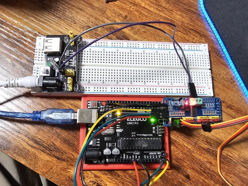 Ribit Arm Base - Đế Robot Xoay Tròn Liên Tục 360 Độ - Image 4