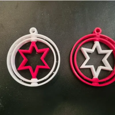 Mô Hình Trang Trí Ngôi Sao Giáng Sinh Xoay