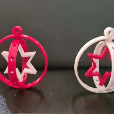 Mô Hình Trang Trí Ngôi Sao Giáng Sinh Xoay