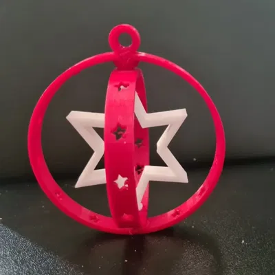 Mô Hình Trang Trí Ngôi Sao Giáng Sinh Xoay