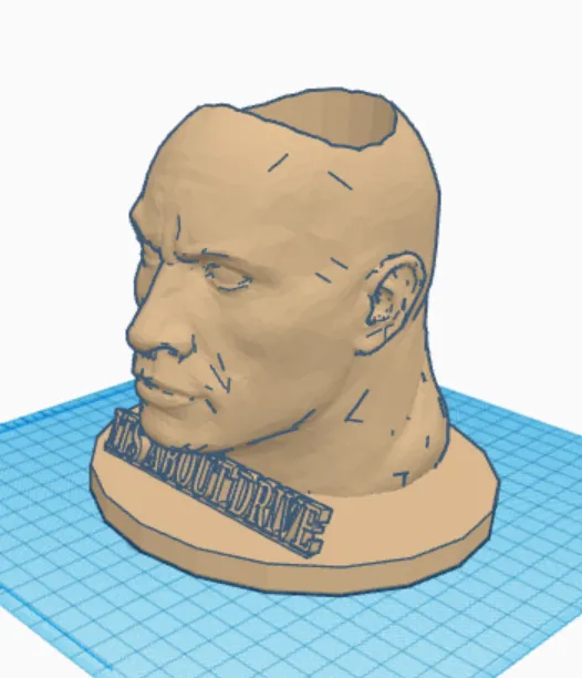 Dwayne "The Rock" Johnson Pencil Holder - Image 2